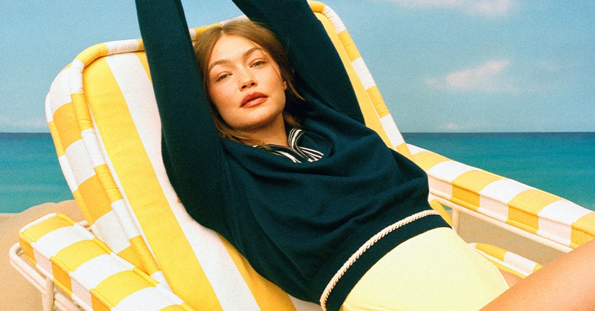 Gigi Hadid svečiui dovanoja saulėtą šaltinį